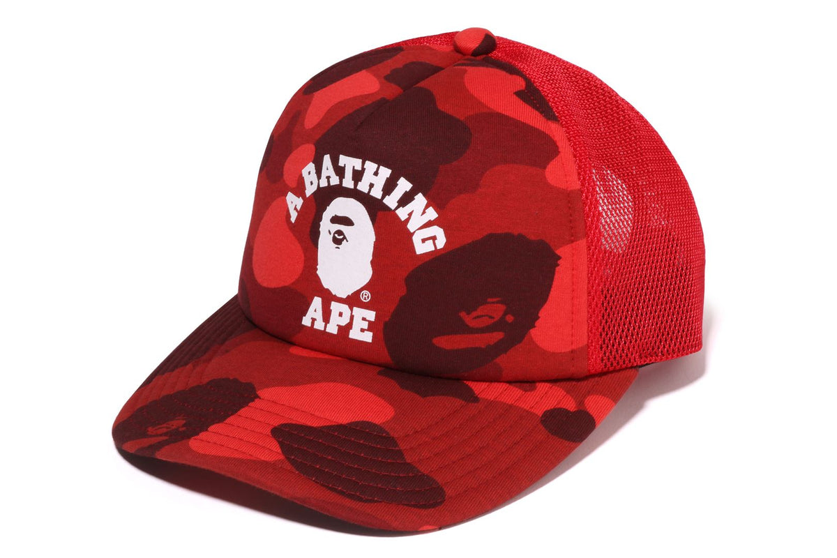 COLOR CAMO COLLEGE MESH CAP