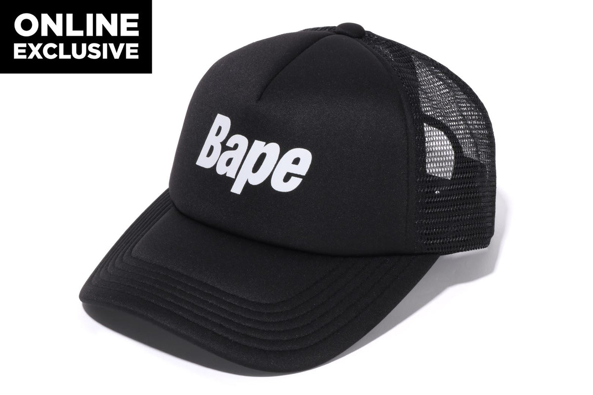 BAPE LOGO MESH CAP