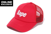 BAPE LOGO MESH CAP
