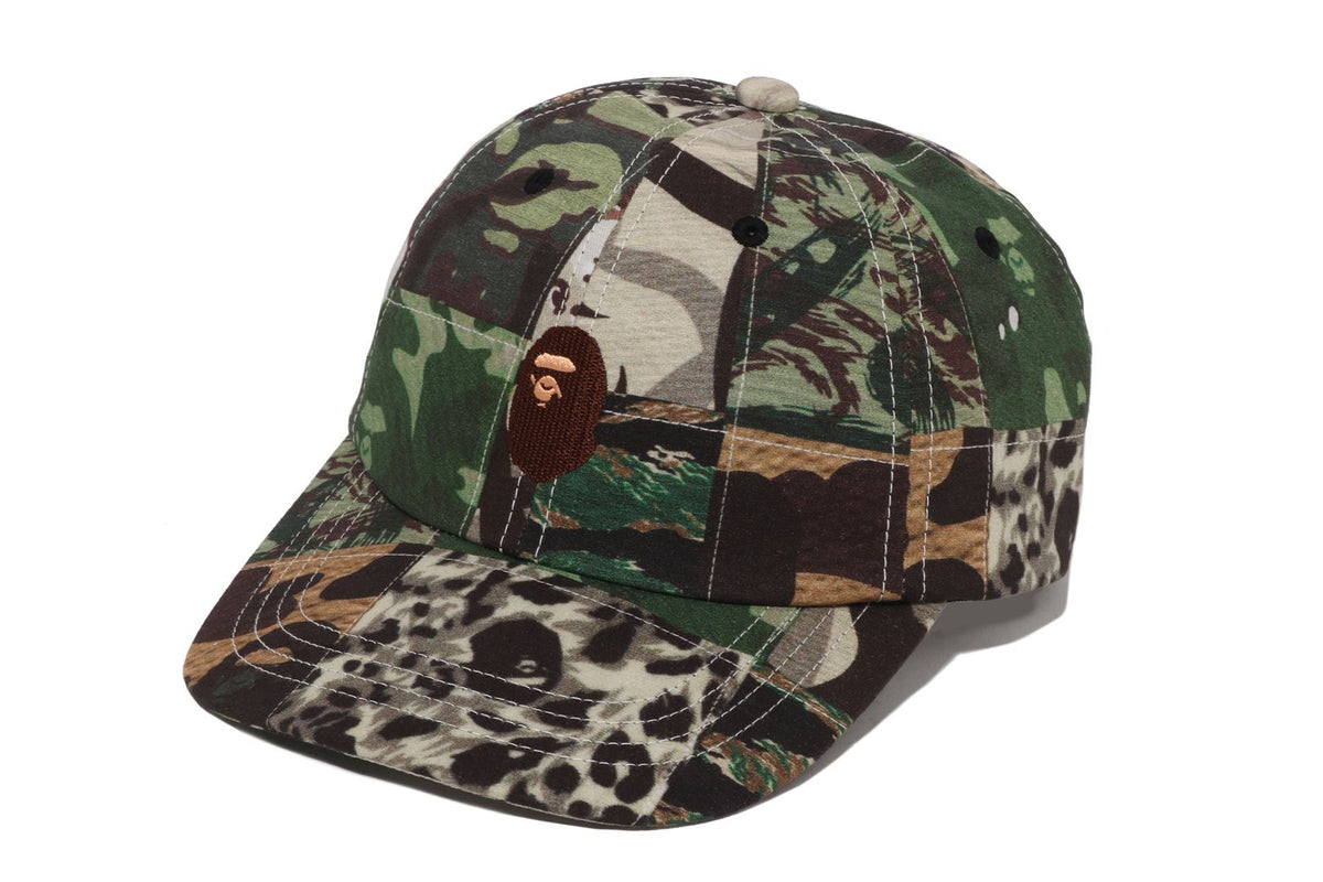 CAMO PATCHWORK PANEL CAP | bape.com