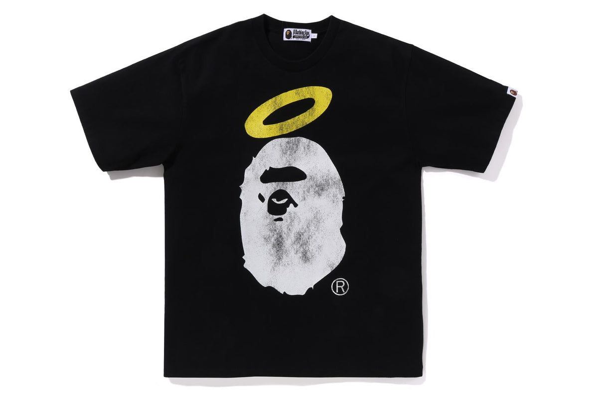 BAPE X UNION 】WASHED APE HEAD TEE | bape.com