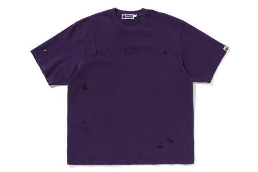 DAMAGED GARMENT DYED RELAXED FIT TEE