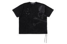 【 BAPE X MMJ 】LEATHER STA PATCH SKULL RELAXED FIT TEE 16TH