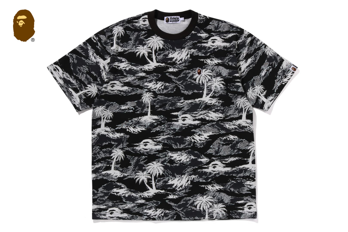 PALM TREE CAMO ONE POINT RELAXED FIT TEE | bape.com