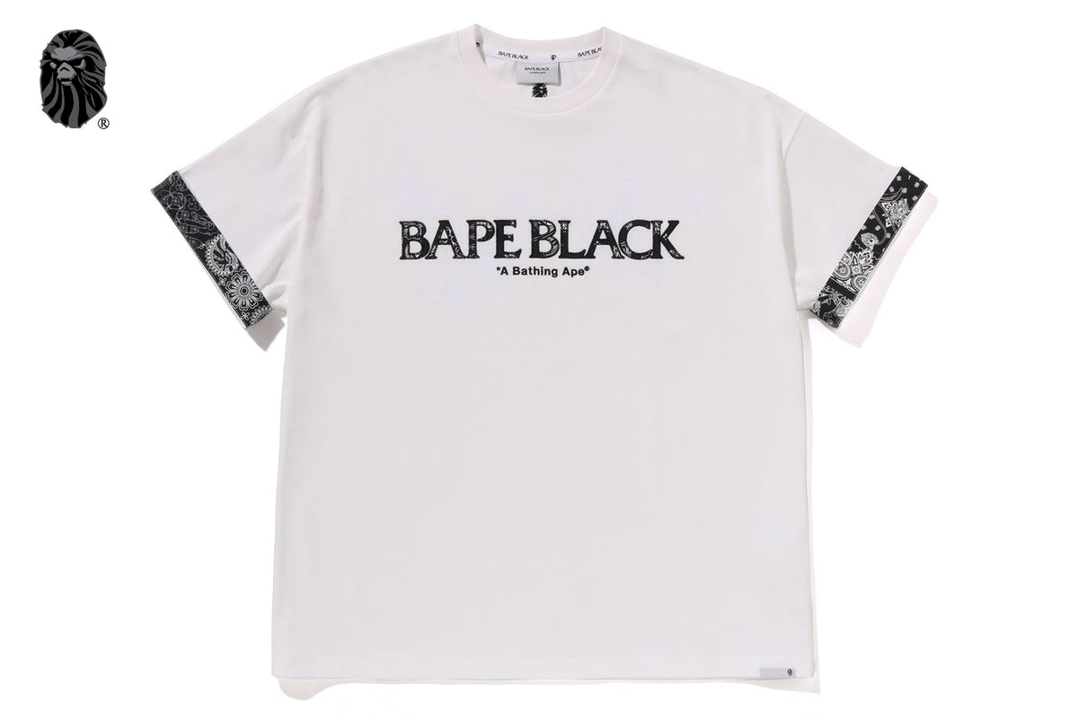 【BAPE】BAPE BLACK PAISLEY PATCH LOGO TEE 要在庫確認 BAPE BLACK PAISLEY PATCH LOGO TEE | bape.com