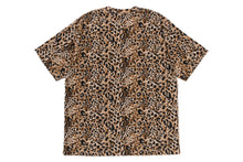 WILD LEOPARD PATTERN COLLEGE RELAXED FIT TEE