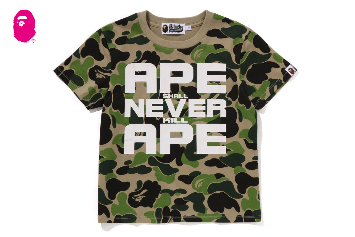 ABC CAMO ASNKA TEE | bape.com