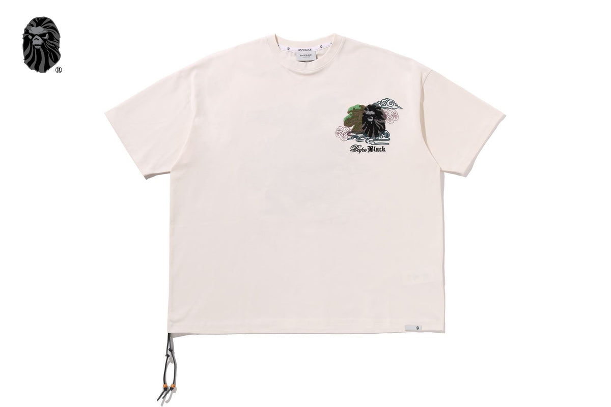 BAPE BLACK BONSAI EMB TEE | bape.com