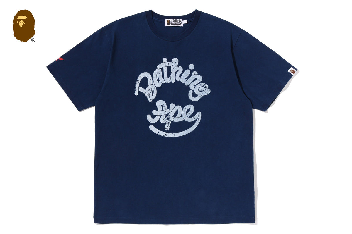 LOGO INDIGO TEE | bape.com