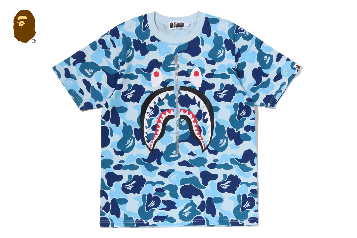 ABC CAMO SHARK TEE | bape.com