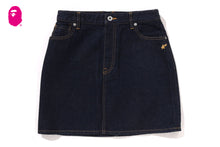 APE HEAD EMBROIDERY 12 OZ DENIM SKIRT