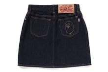 APE HEAD EMBROIDERY 12 OZ DENIM SKIRT
