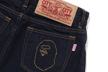 APE HEAD EMBROIDERY 12 OZ DENIM SKIRT