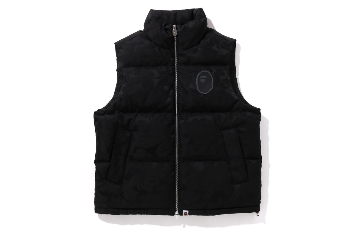 TONAL SOLID CAMO PUFFER DOWN VEST | bape.com