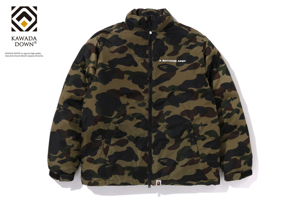 1ST CAMO DOWN JACKET bape