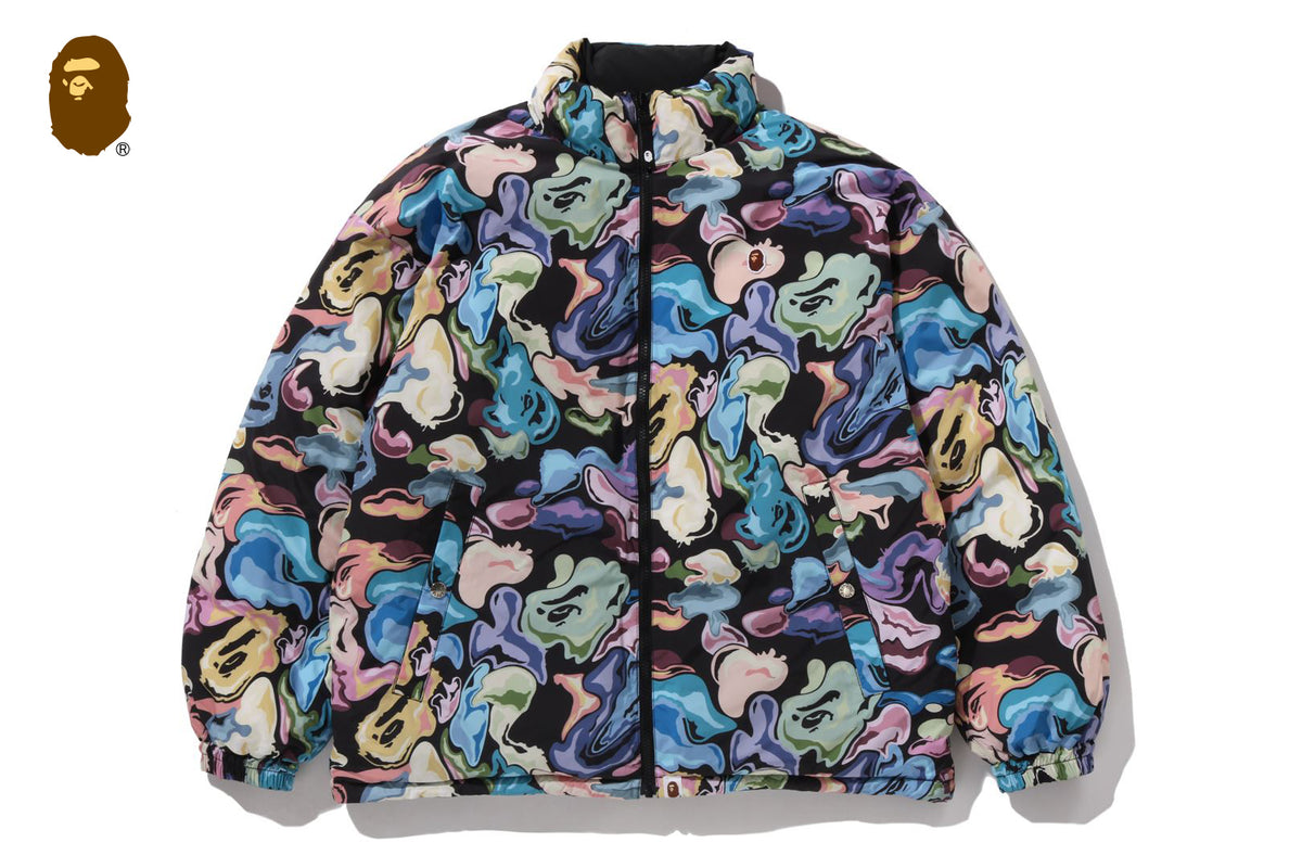 ジャケット・アウター AAPE BY A BATHING APE REVERSIBLE JACKET ART CAMO REVERSIBLE DOWN JACKET | bape.com