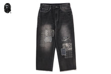 SASHIKO PATCHWORK JEANS