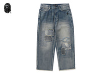 SASHIKO PATCHWORK JEANS