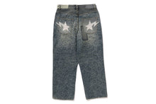 CLOUD CAMO JACQUARD UPCYCLED RELAXED FIT 13 OZ DENIM PANTS