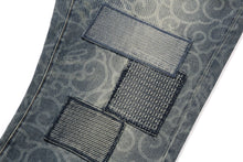 CLOUD CAMO JACQUARD UPCYCLED RELAXED FIT 13 OZ DENIM PANTS