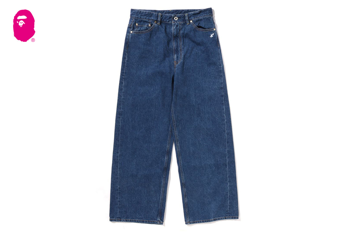 【A BATHING APE】CHAMPION LOGO 12 OZ DENIM PANTS 要在庫確認 BAPE® LADIES'】 CHAMPION LOGO 12 OZ DENIM PANTS 2025年7月5日