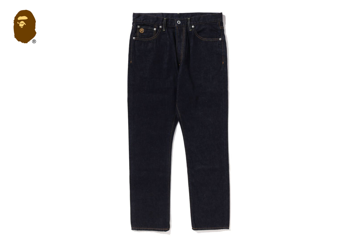 APE HEAD DENIM PANTS | bape.com