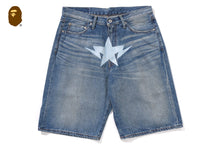 TWIN STA RELAXED FIT DENIM SHORTS