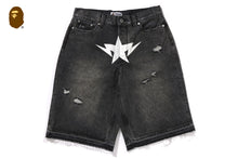 DESTROYED STA RELAXED FIT 13OZ DEMIN SHORTS
