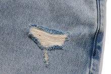DESTROYED STA RELAXED FIT 13OZ DEMIN SHORTS