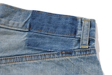 CRYSTAL APE HEAD DENIM SHORTS