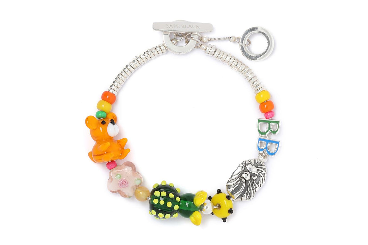 BAPE BLACK BEADING BRACELET