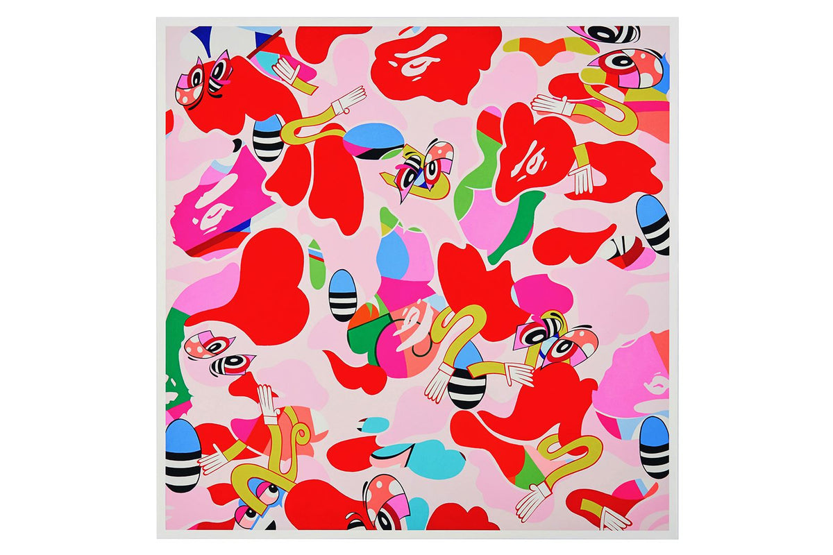 BAPE X ERICKINK ABC CAMO PINK BY ERIC INKALA | bape.com