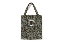 NEON CAMO COLLEGE RAIN PONCHO TOTE SET