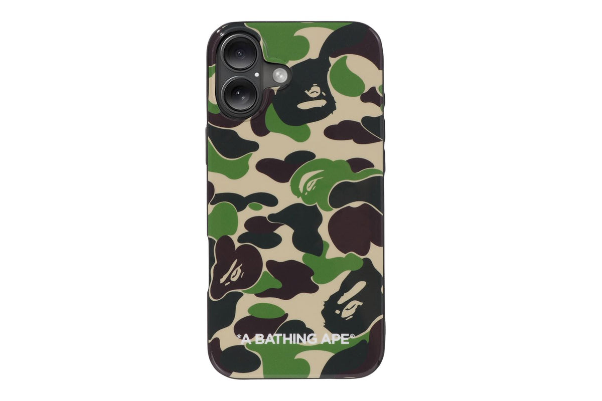 A BATHING APE ABC CAMO iPhone16ケース エイプ ABC CAMO iPhone16 PLUS CASE（スマホケース/カバー）｜A