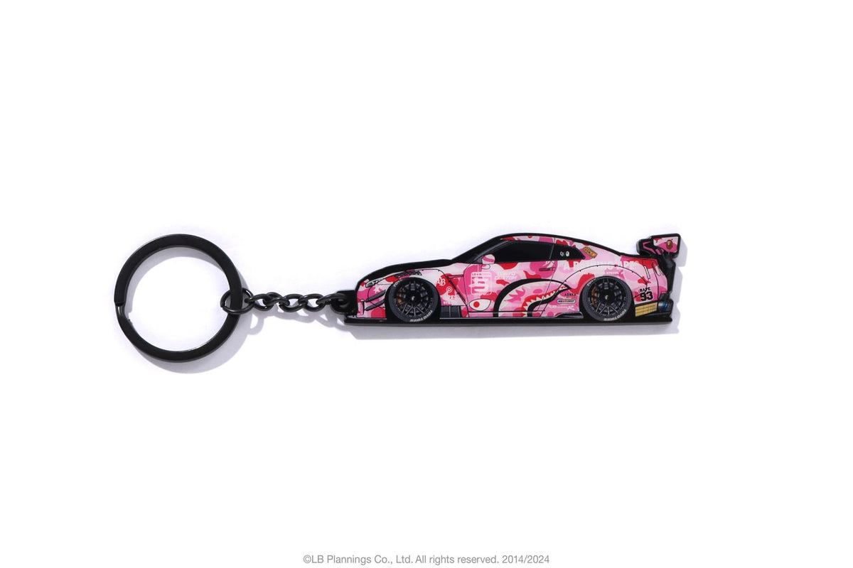 BAPE X LBWK 】GT ABC CAMO R35 GT-R KEYCHAIN | bape.com
