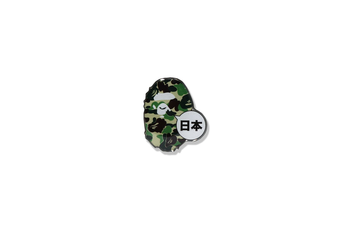 A BATHING APE ☆ABC CAMO HAIR CLIP ４本セット 要在庫確認 ABC CAMO JAPAN APE HEAD PINS | bape.com