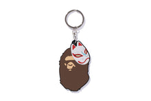JAPANESE FOX MASK RUBBER KEYCHAIN