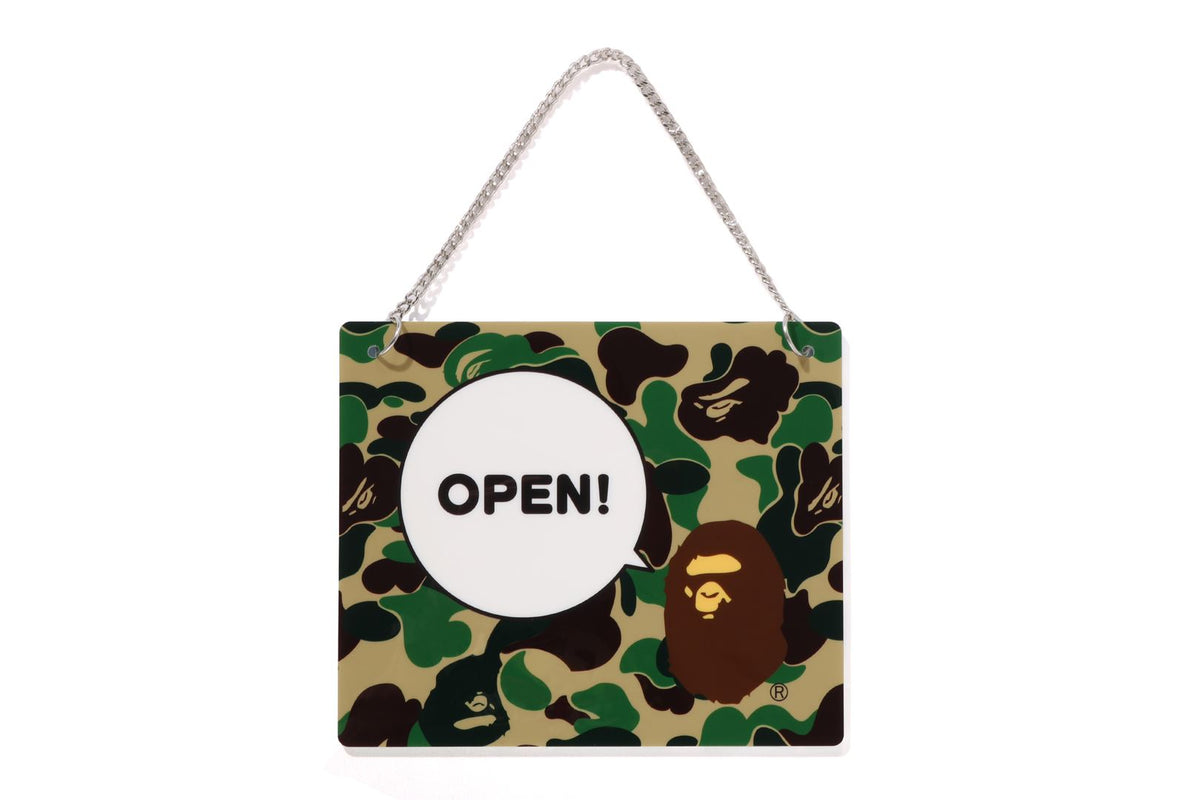 ABC CAMO OPEN / CLOSED SIGNBOARD | bape.com