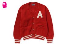 A BATHING APE COLLEGE CARDIGAN