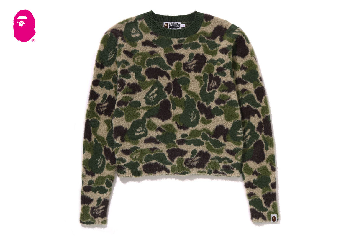 ABC CAMO SHAGGY SWEATER | bape.com