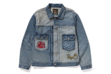 【 BAPE X SEAN WOTHERSPOON 】  CRAZY DENIM JACKET