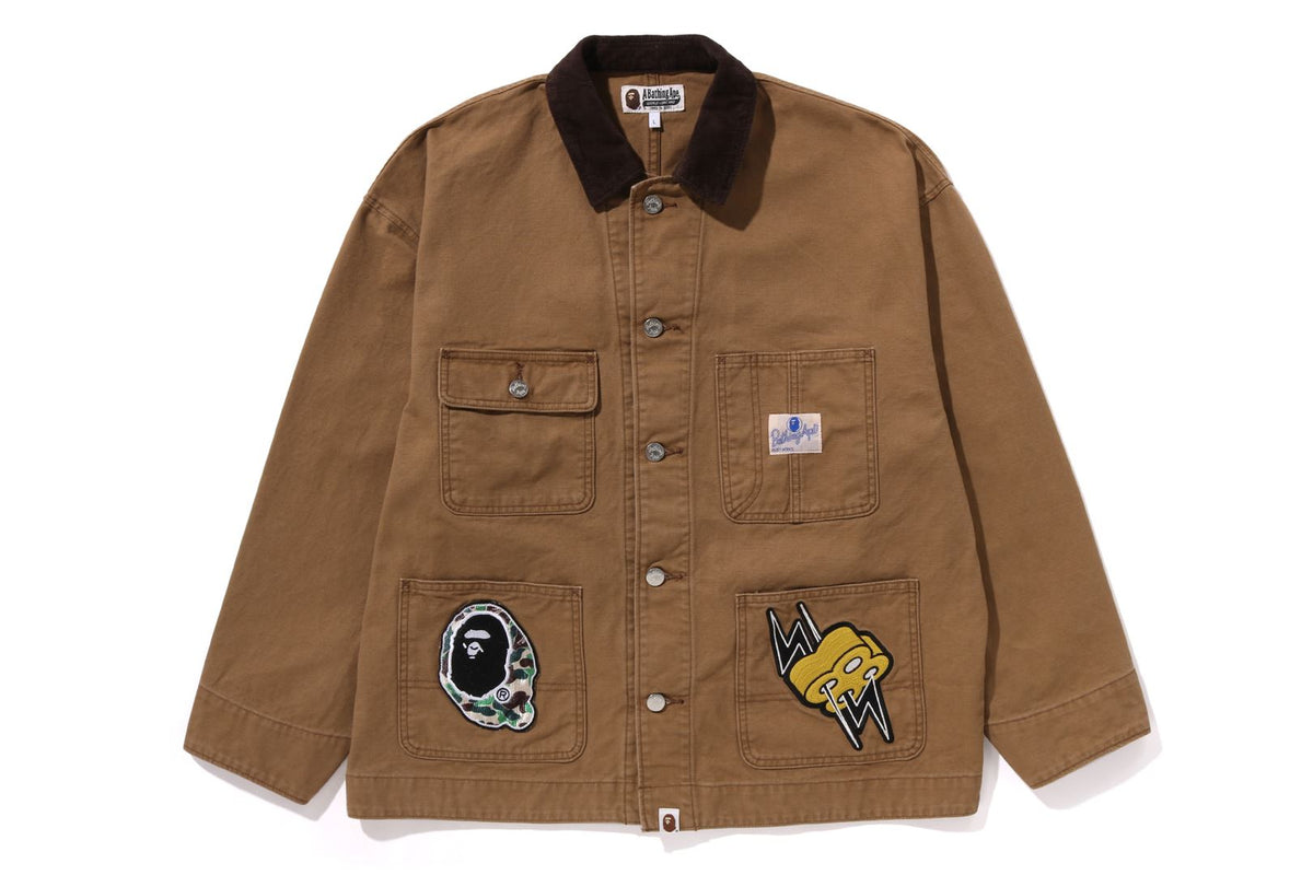WASHED DUCK COVERALL | bape.com