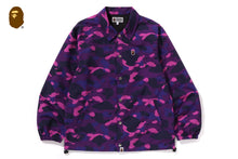 COLOR CAMO ONE POINT COACH JACKET