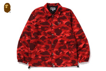 COLOR CAMO ONE POINT COACH JACKET