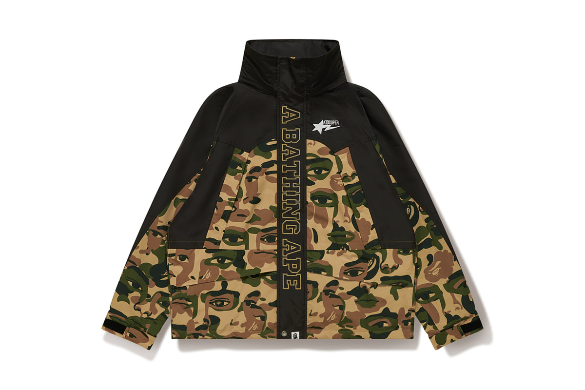 BAPE X KIDSUPER 】CAMO SNOWBOARD JACKET | bape.com