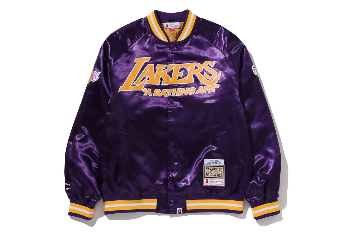 【新品タグ付き】NBA LAKERS ブルゾンパーカー　紫　Lサイズ 楽天市場】◇ミッチェルアンドネス Mitchell&Ness◇ Lakers/レイカーズ