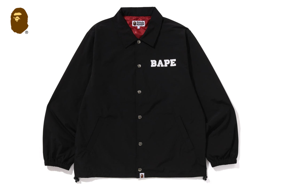 【即日発送】A BATHING APE　カレッジ コーチジャケット　サイズS 001LJL801008_BLK_A_1200x.jpg?v