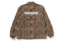 WILD LEOPARD PATTERN COACH JACKET