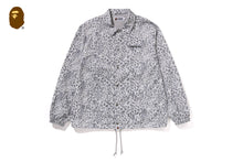 WILD LEOPARD PATTERN COACH JACKET