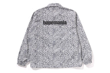 WILD LEOPARD PATTERN COACH JACKET
